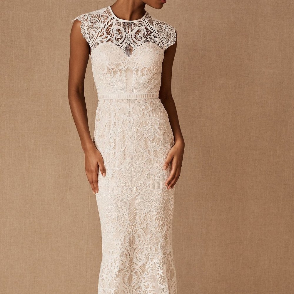 Catherine Deane Merry Wedding Gown Size 14 Lace NEW - Picture 9 of 12